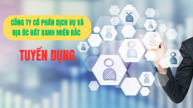 Công ty Cổ phần dịch vụ và địa ốc Đất Xanh Miền Bắc đang có nhu cầu tuyển dụng